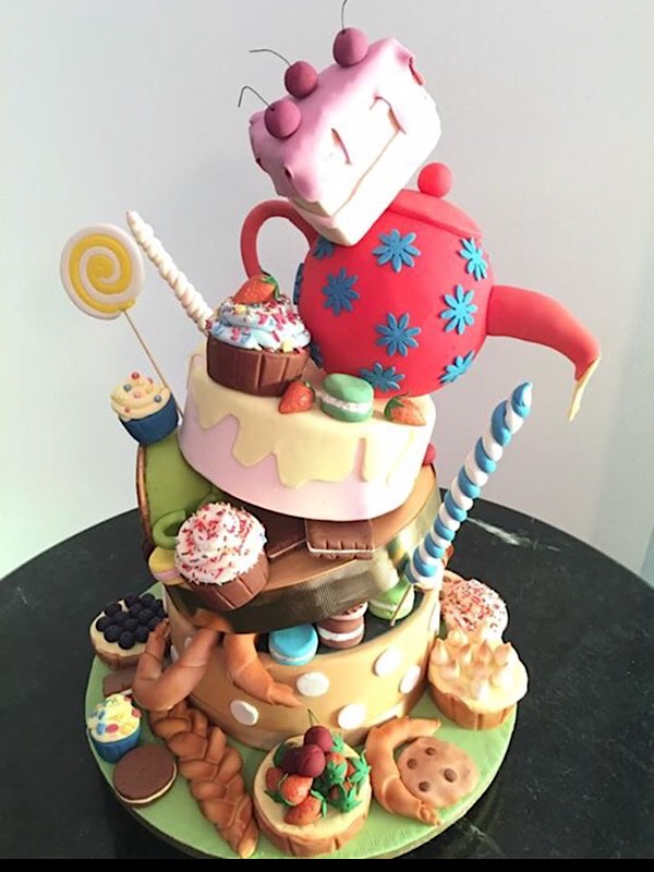 Gâteau pour enterrement de vie de jeune fille